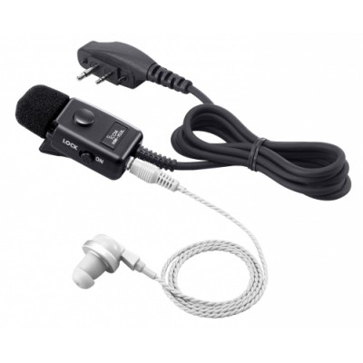 Icom HM-153L Earphone microphone for handheld amateur radio